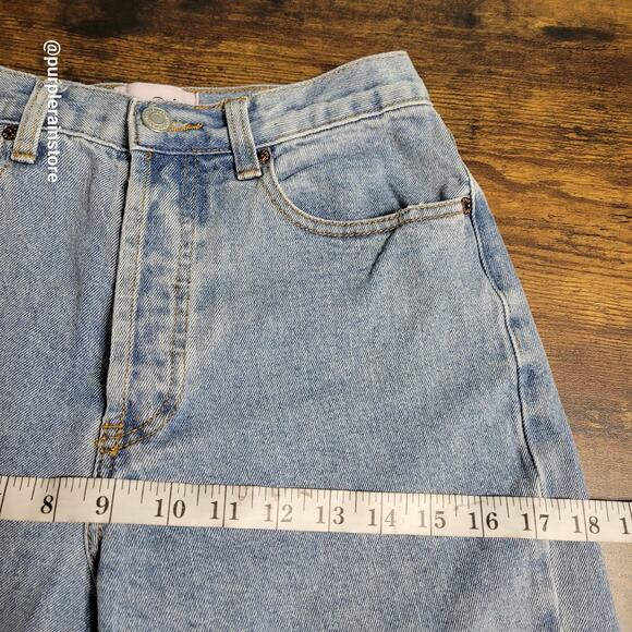Cry Baby Jeans Size 24 Skinny High Rise Button Fly Medium Light Wash Denim - Picture 8 of 13